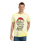 Yinz Better Watch Aht Tie-Dye Christmas T-Shirt Pittsburgh tee product image alternate view 6 | Yinzergear