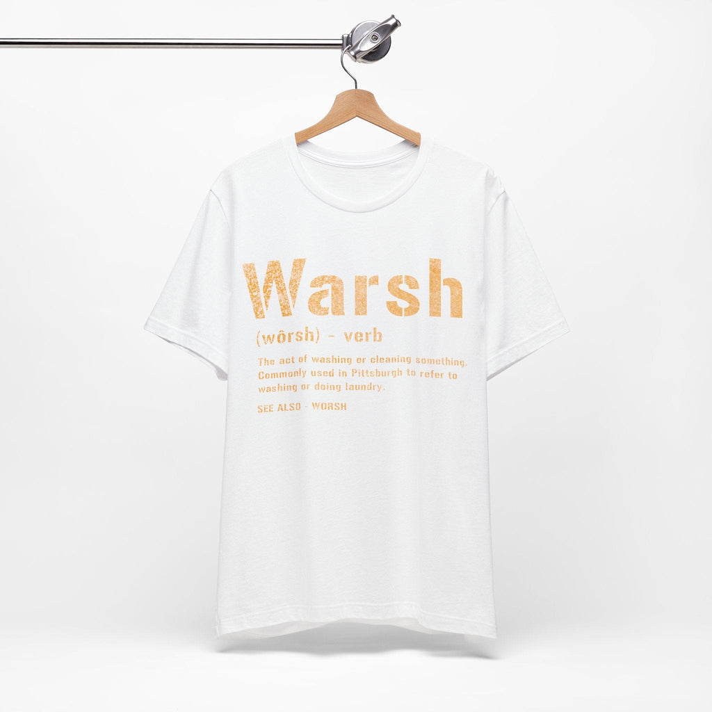 Warsh Pittsburghese definition tee product image alternate view 10 | Yinzergear