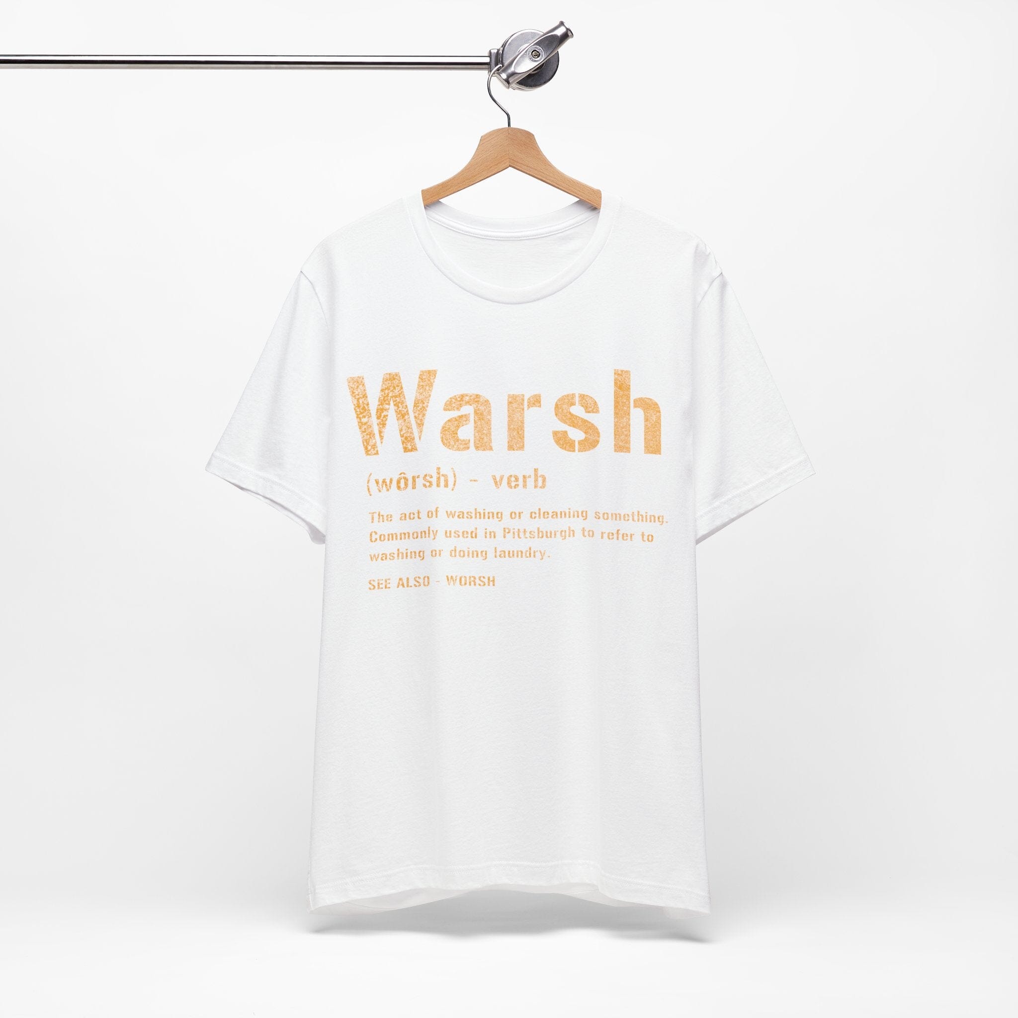 Warsh Pittsburghese definition tee product image alternate view 10 | Yinzergear