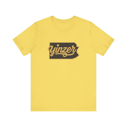 Yinzer State of Mind T-Shirt - Pennsylvania Pride Tee T-Shirt Printify Maize Yellow XS 