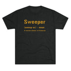 Sweeper Pittsburghese definition tee on black tee | Yinzergear