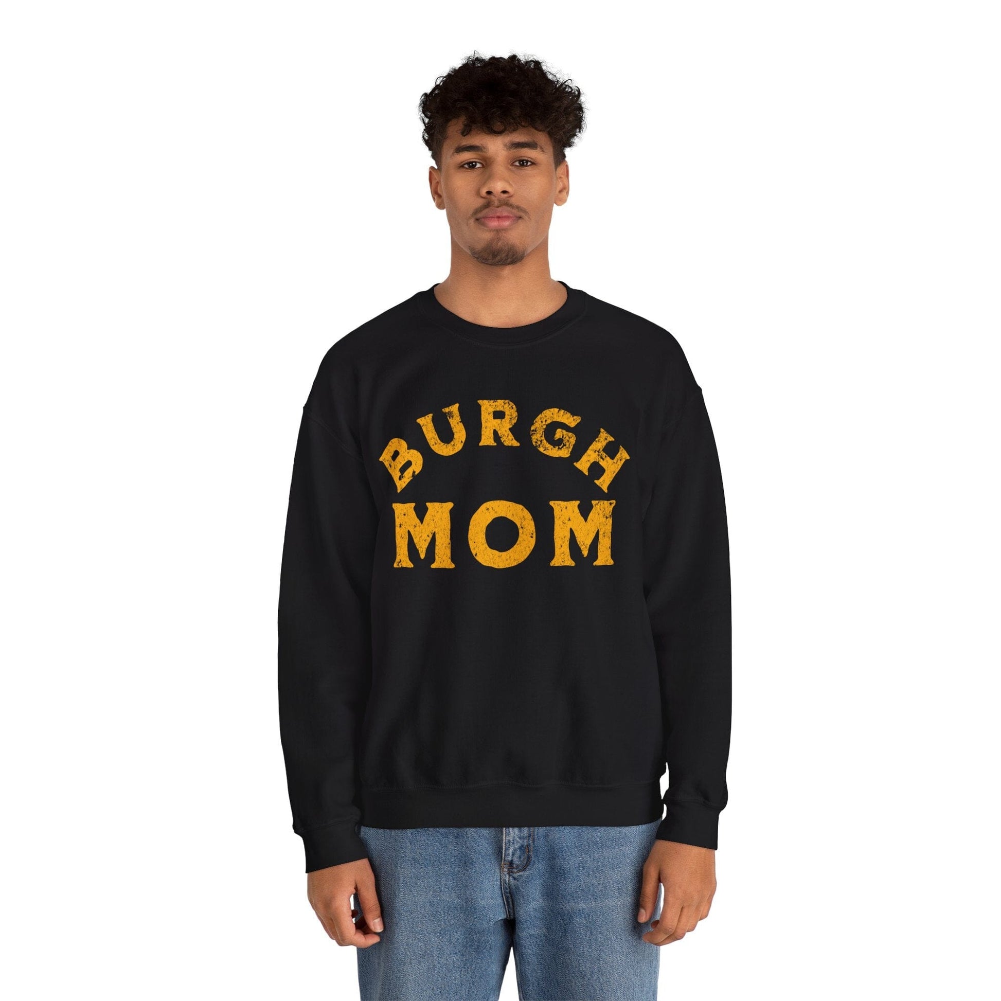 Burgh Mom Sweatshirt - Pittsburgh Mom Gift Sweatshirt Yinzergear 