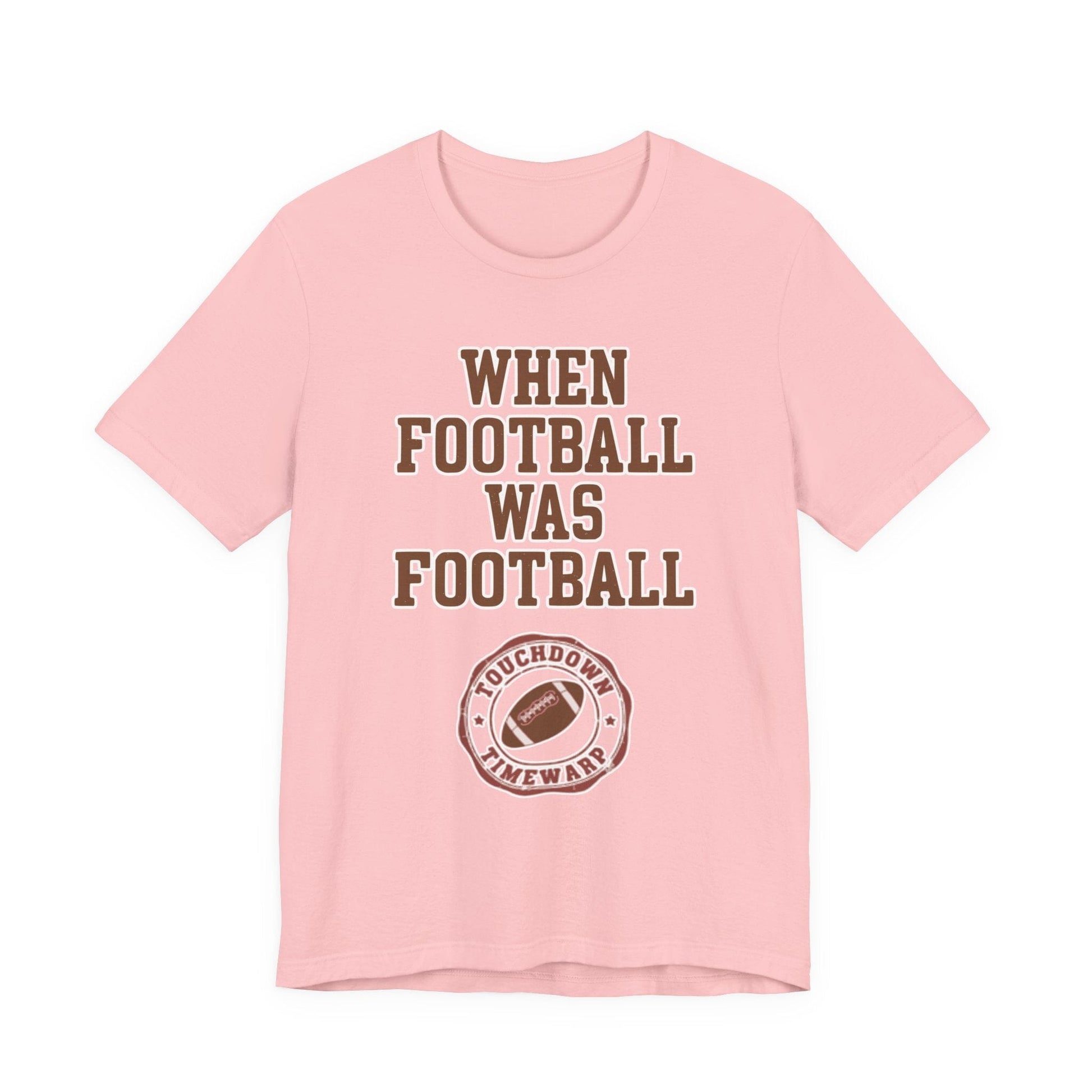 When Football Was Football T-Shirt - Touchdown Timewarp T-Shirt Printify 