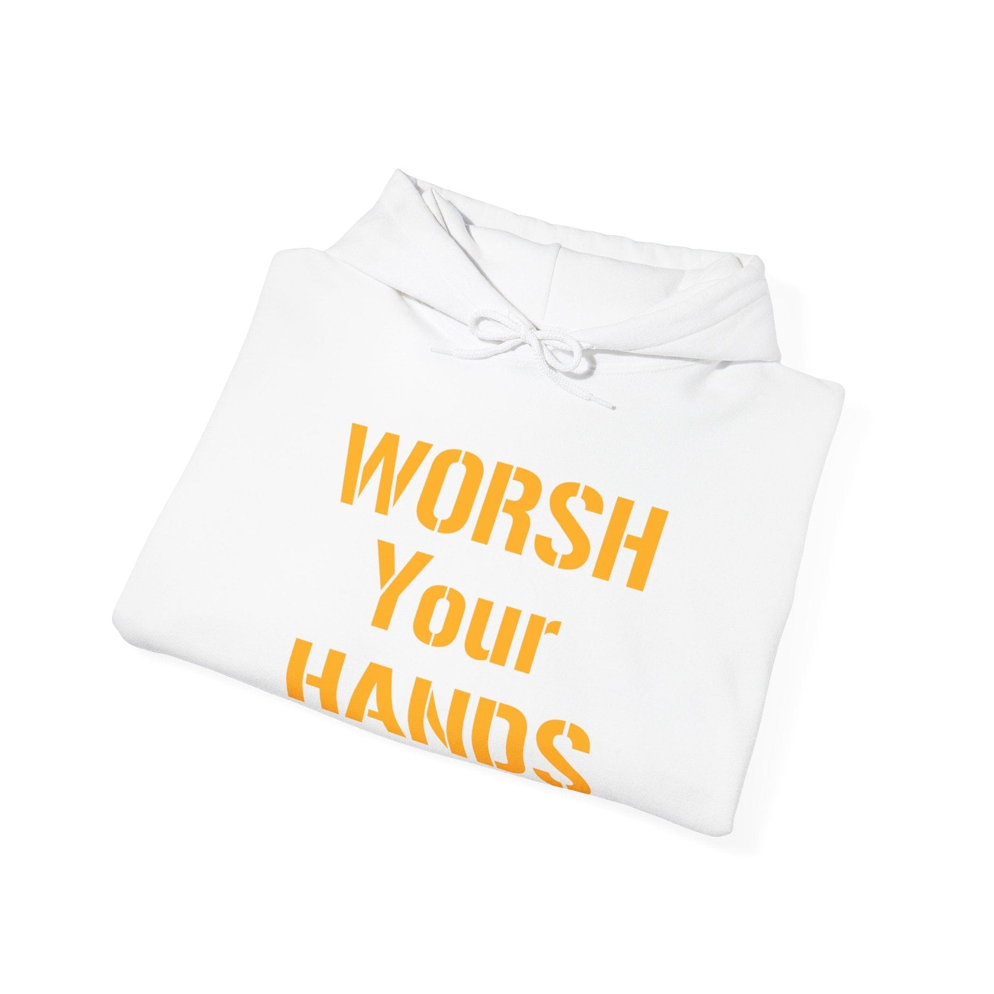 Worsh Your Hands Hoodie - Pittsburghese Sweatshirt Hoodie Printify 
