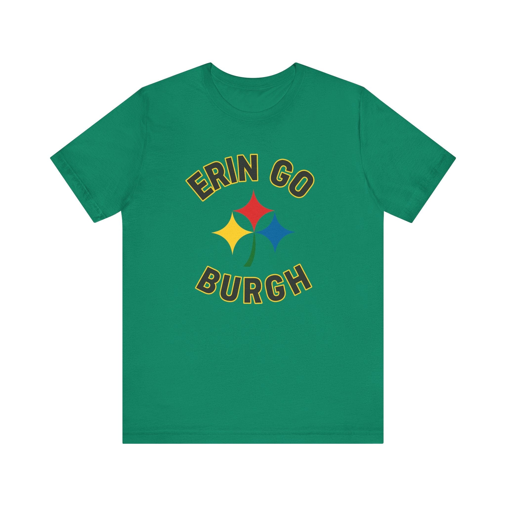 Erin Go Burgh Pittsburgh Irish T-Shirt product image | Yinzergear