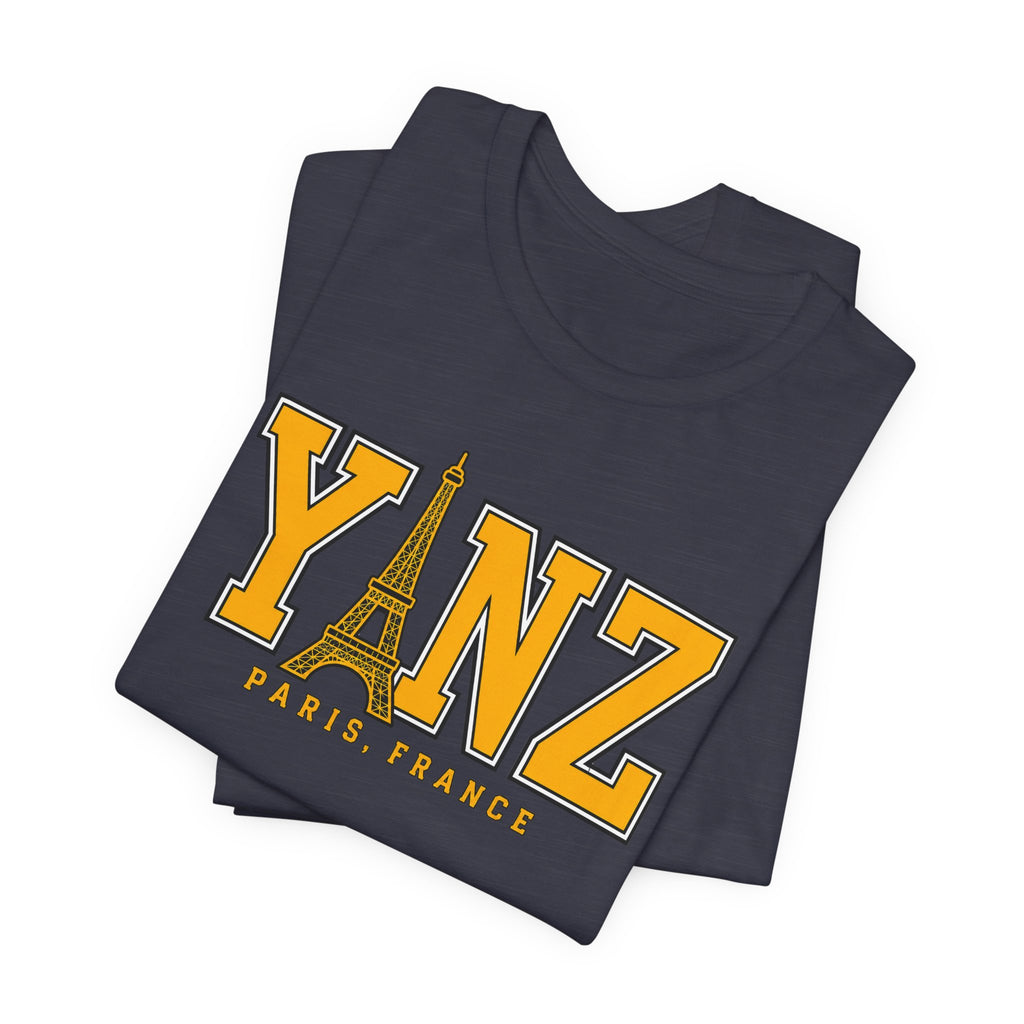 YINZ Paris France Pittsburgh Football T-Shirt