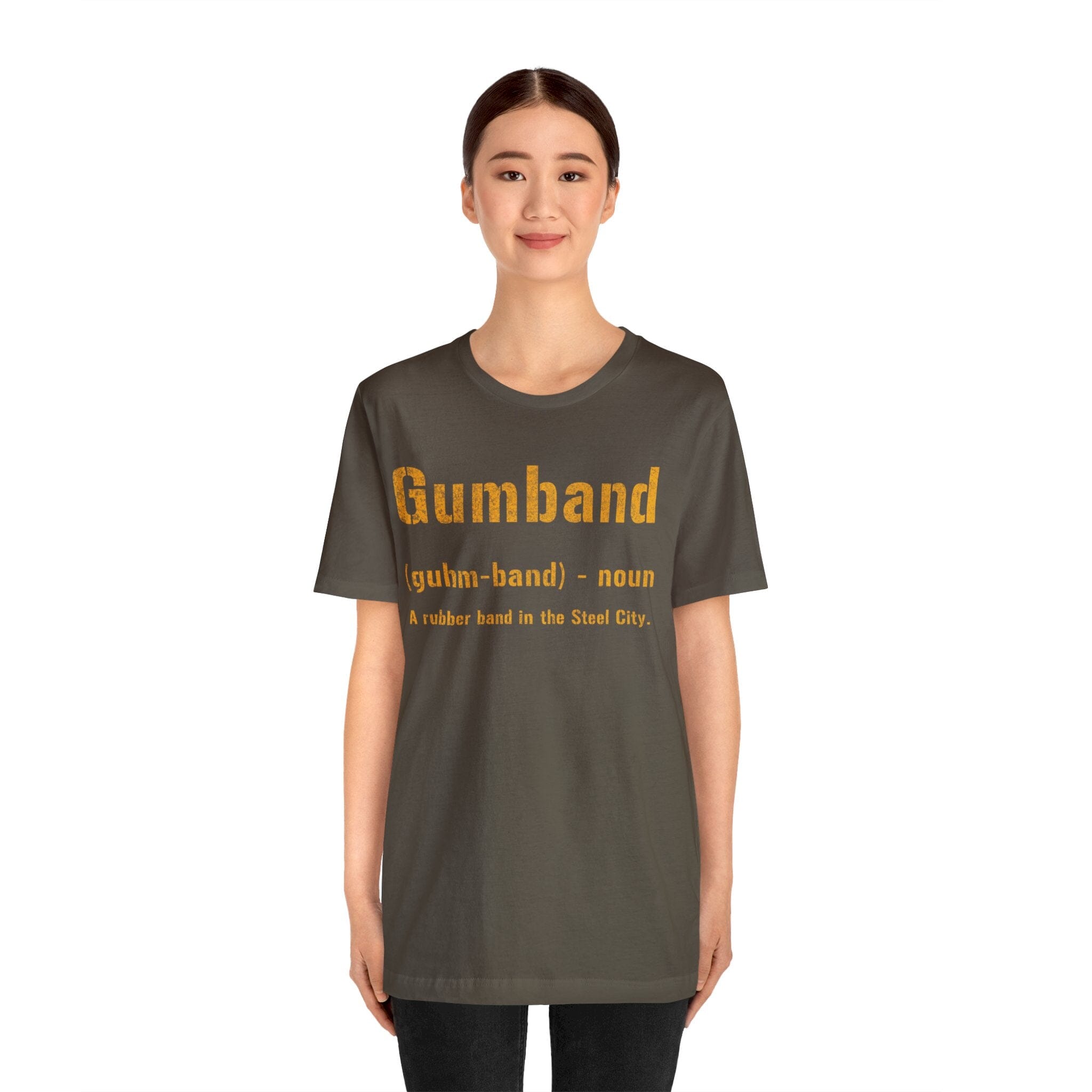 Gumband Pittsburghese definition shirt product image alternate view 4 | Yinzergear