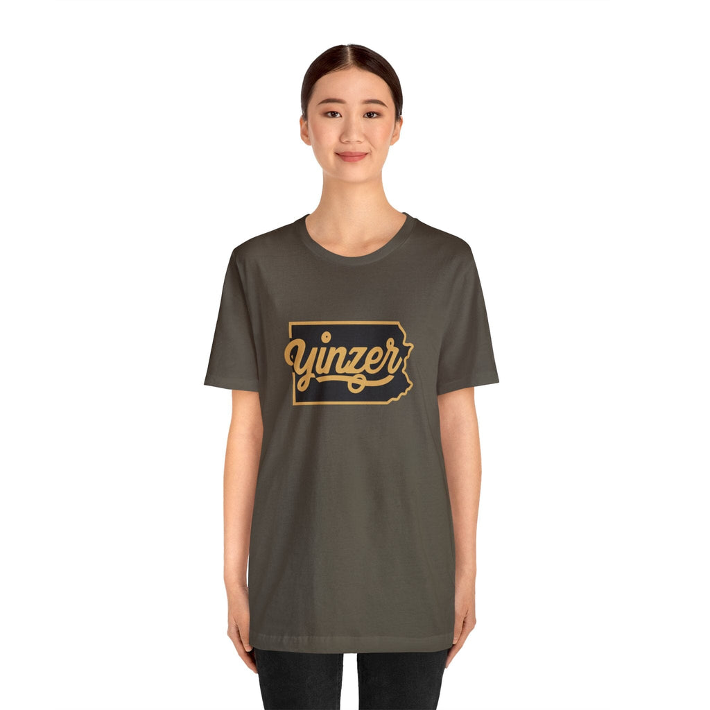 Yinzer State of Mind T-Shirt Pittsburgh tee product image alternate view 5 | Yinzergear