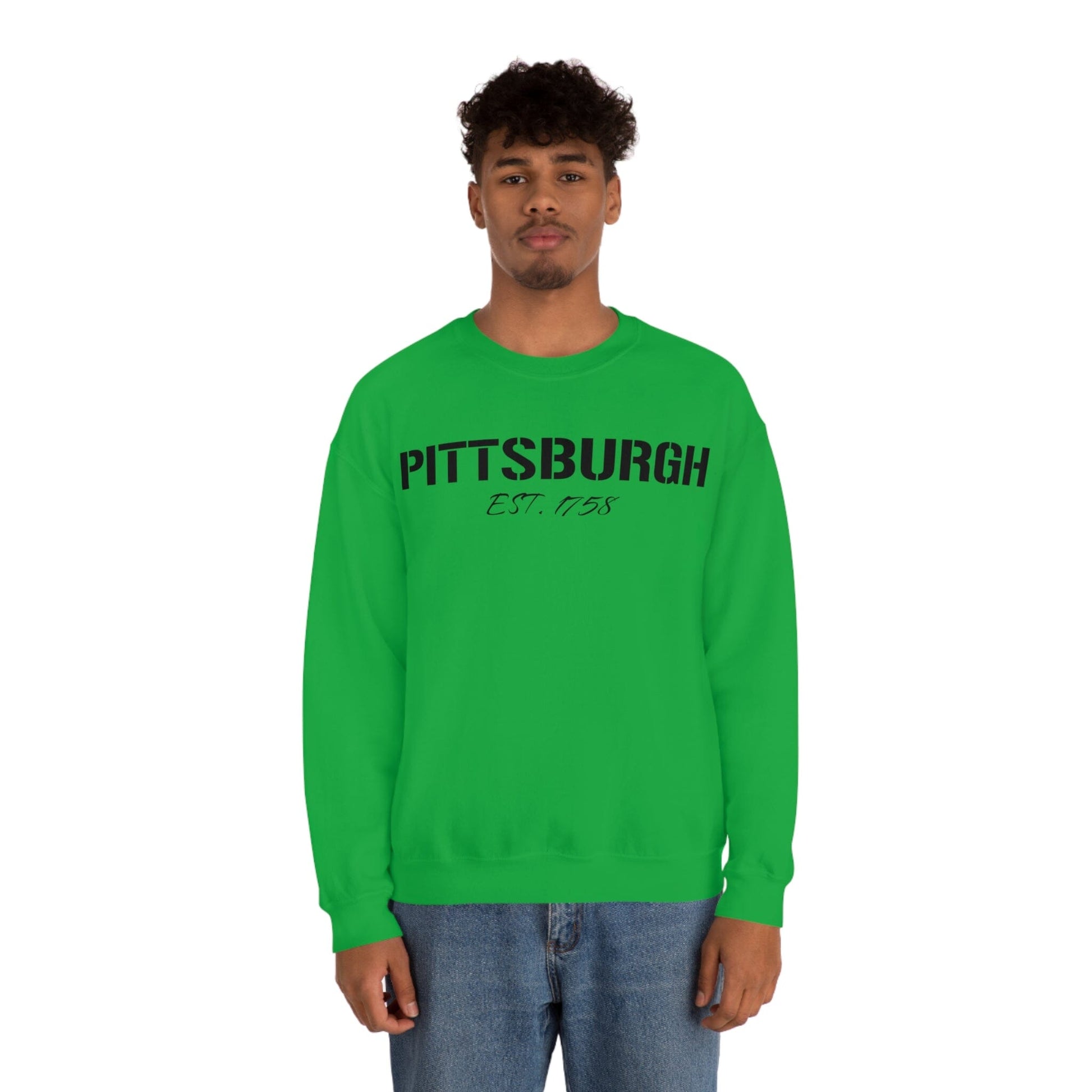 Pittsburgh EST 1758 Sweatshirt Sweatshirt Printify 