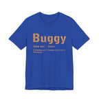 Buggy Pittsburghese definition tee on black tee alternate view 12 | Yinzergear