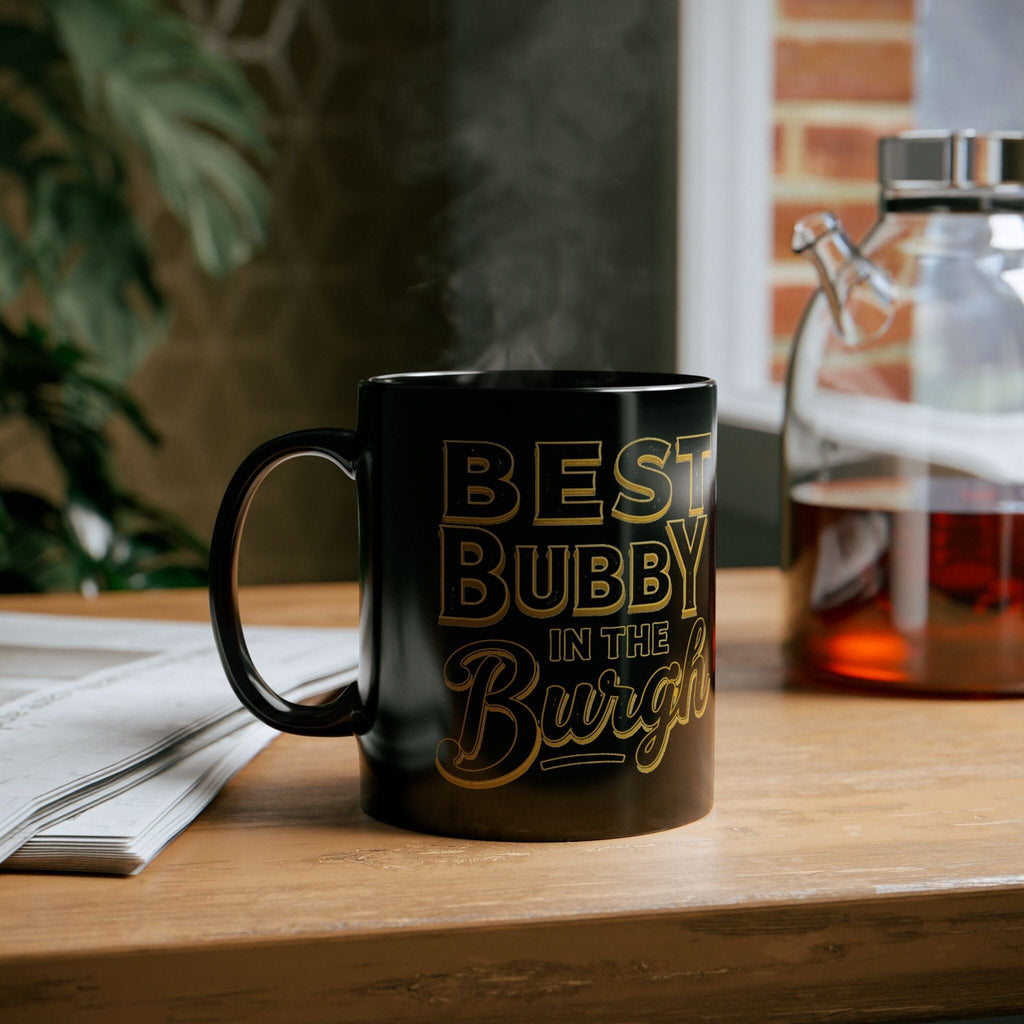 Best Bubby in the Burgh coffee mug front view alternate view 6 | Yinzergear