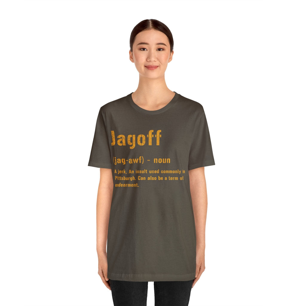 Jagoff Pittsburghese definition shirt product image alternate view 4 | Yinzergear