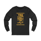 Yinz Can't Handle the Muth Long Sleeve T-Shirt Steelers football long sleeve shirt on grey long sleeve shirt | Yinzergear