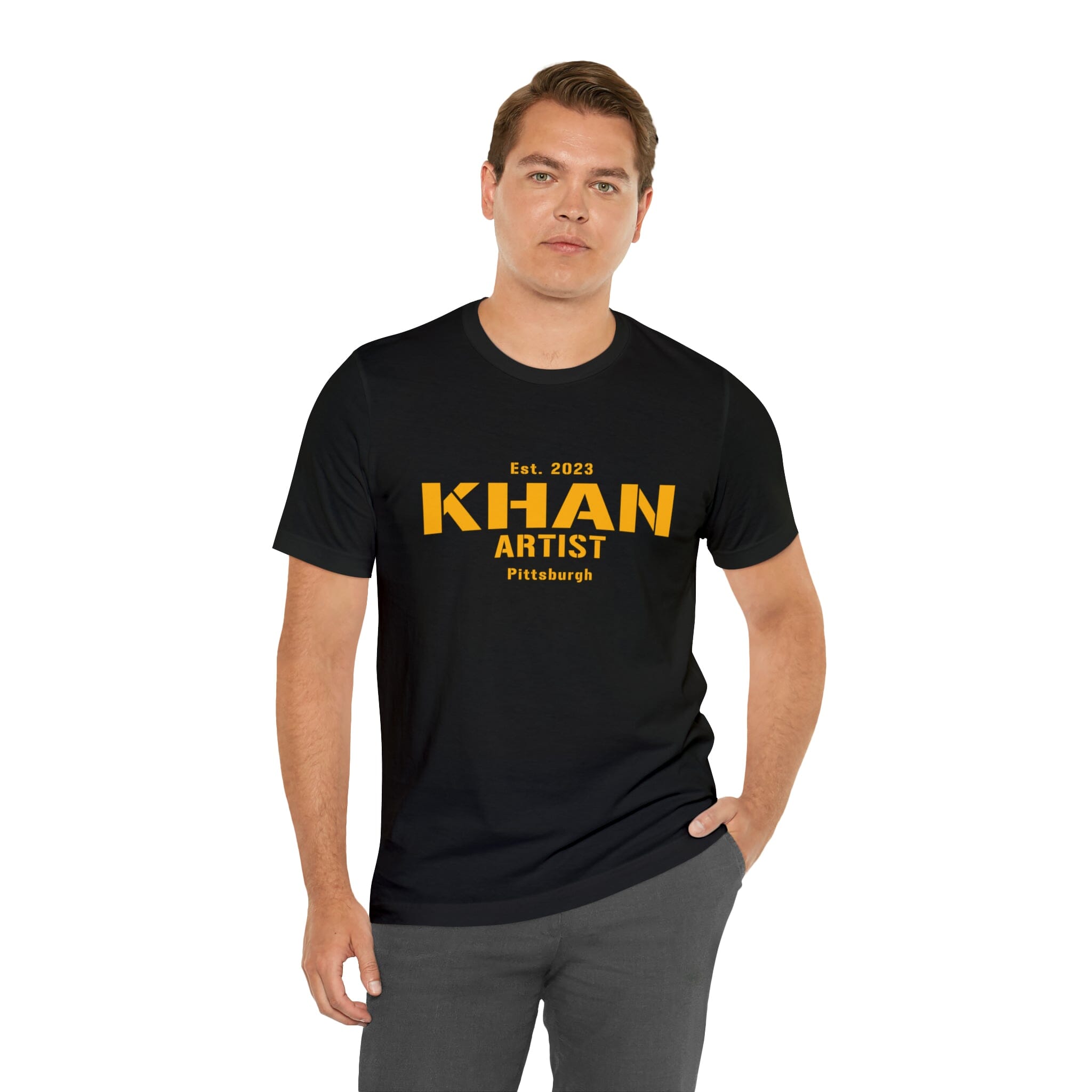 Khan Artist Pittsburgh Steelers football shirt product image alternate view 7 | Yinzergear