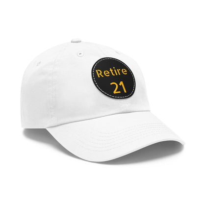 Retire 21 Hat With Leather Patch Hats Yinzergear 