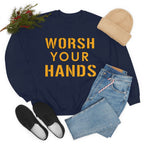 Worsh Your Hands Sweatshirt Pittsburgh sweatshirt product image alternate view 31 | Yinzergear