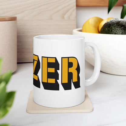 Yinzer Coffee Mug – 11oz Ceramic Mug for Pittsburgh Lovers | Microwave & Dishwasher Safe | Steel City 412 Cup Mug Printify 