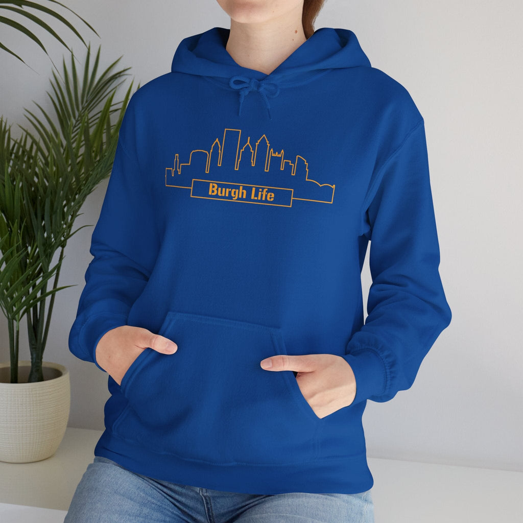 Burgh Life Pittsburgh Skyline Hoodie product image | Yinzergear
