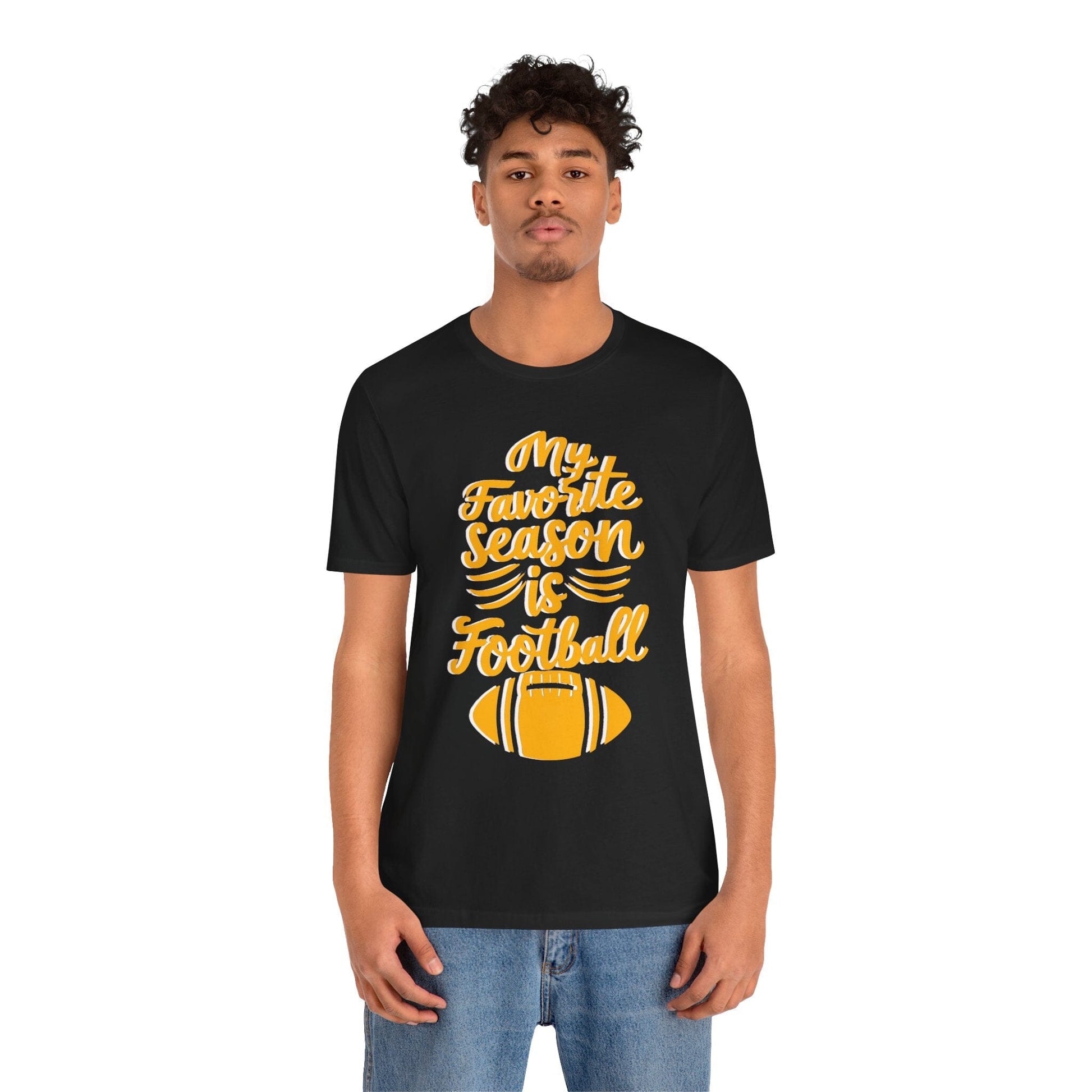 My Favorite Season is Football T-Shirt - Fan Tee T-Shirt Printify 