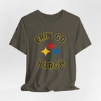 Erin Go Burgh Pittsburgh Irish T-Shirt product image alternate view 4 | Yinzergear