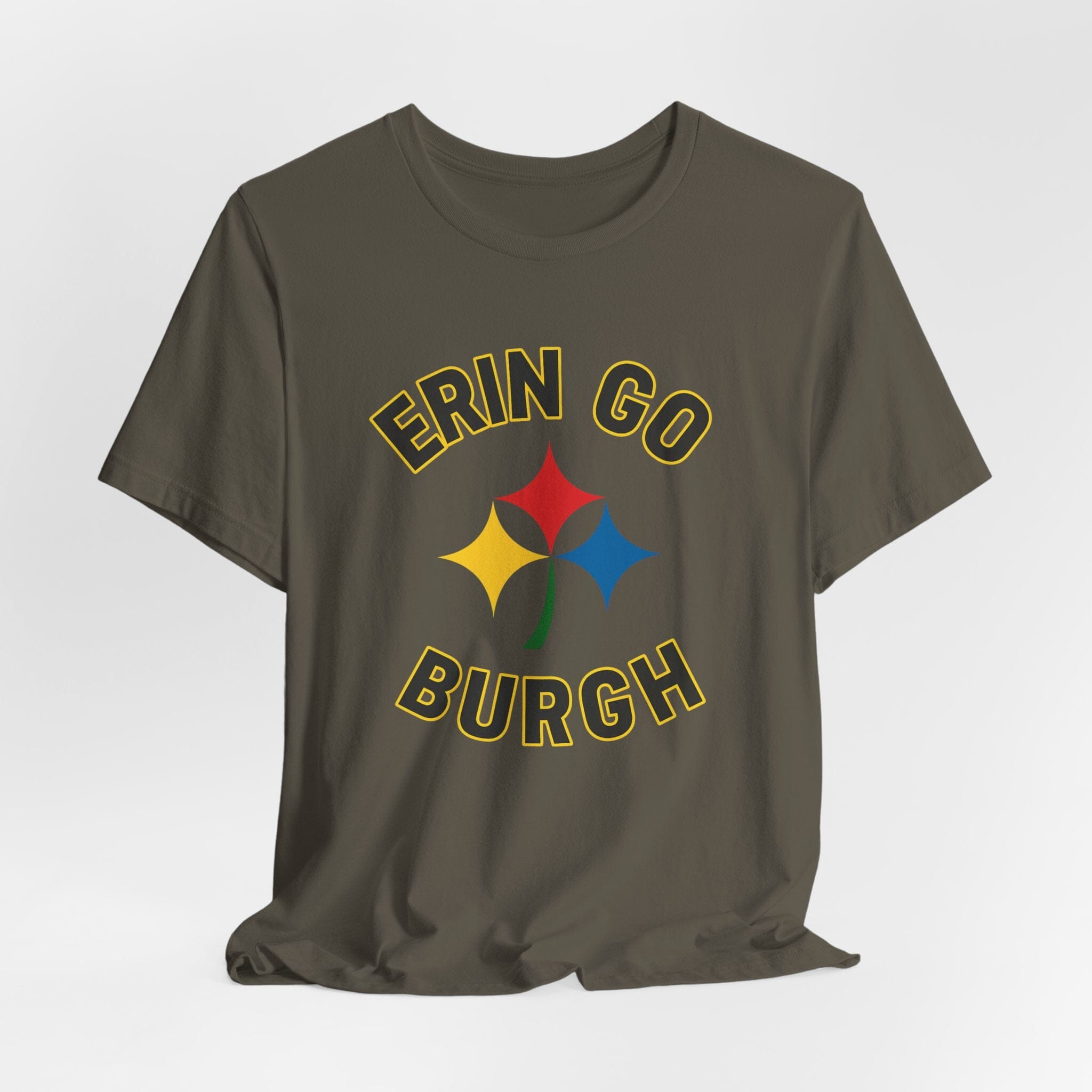 Erin Go Burgh Pittsburgh Irish T-Shirt product image alternate view 4 | Yinzergear