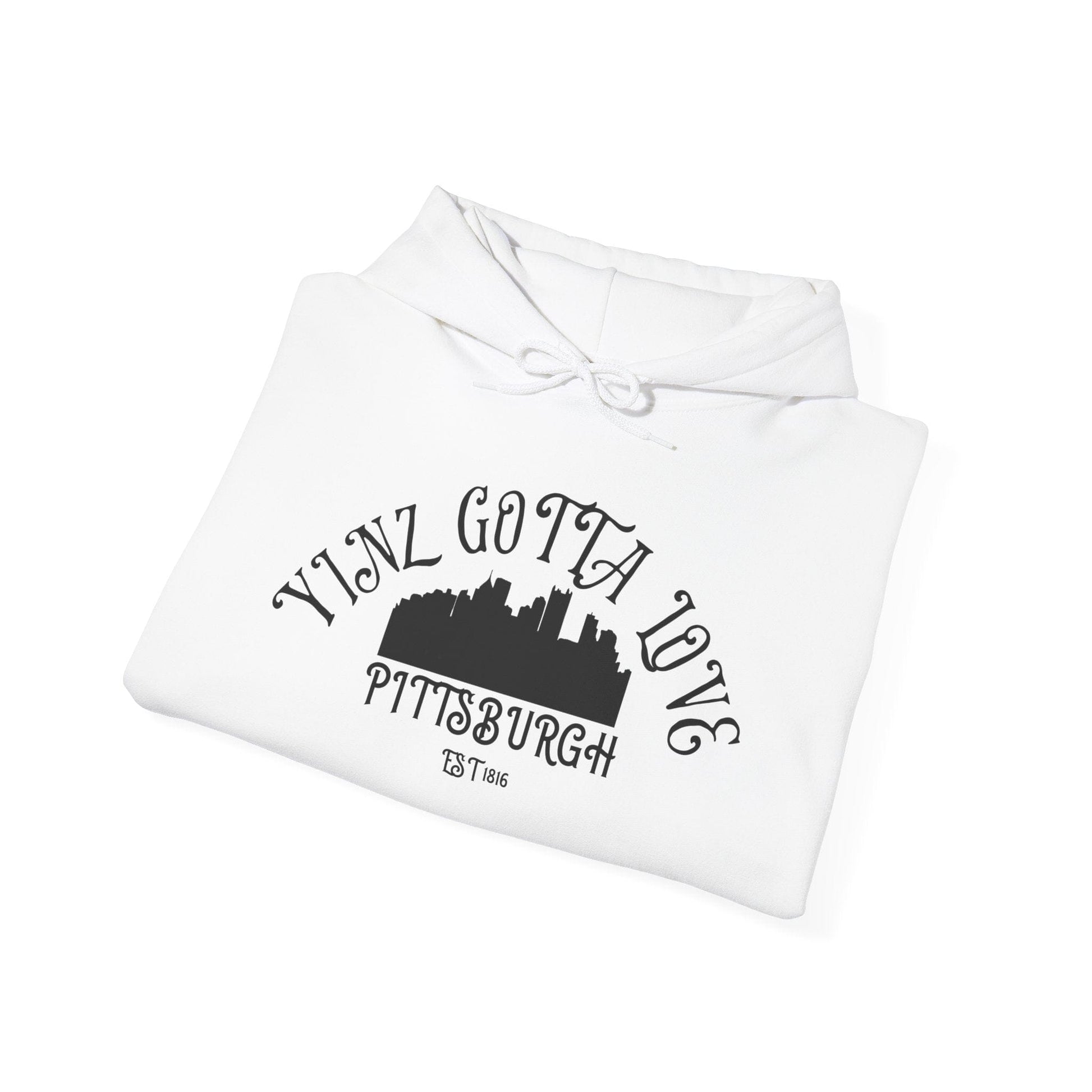 Yinz Gotta Love Pittsburgh Hoodie - Pittsburgh Sweatshirt Hoodie Printify 