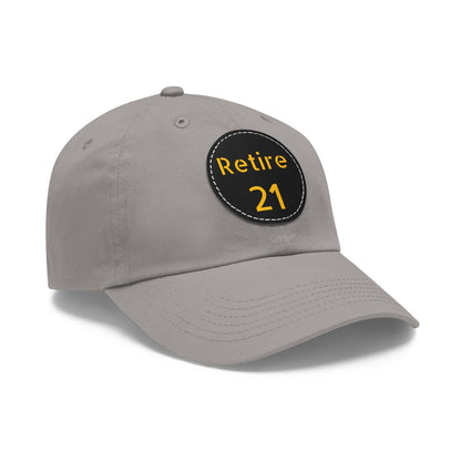 Retire 21 Hat With Leather Patch Hats Yinzergear 