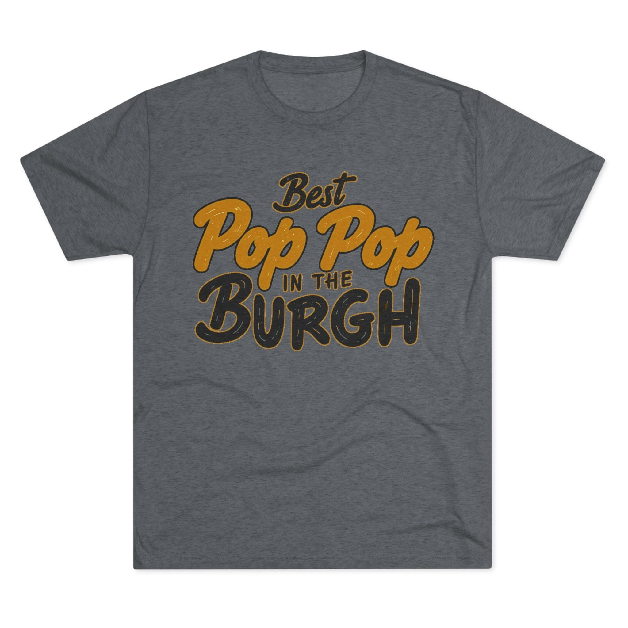 Pop Pop in the Burgh Tri-Blend T-Shirt product image | Yinzergear
