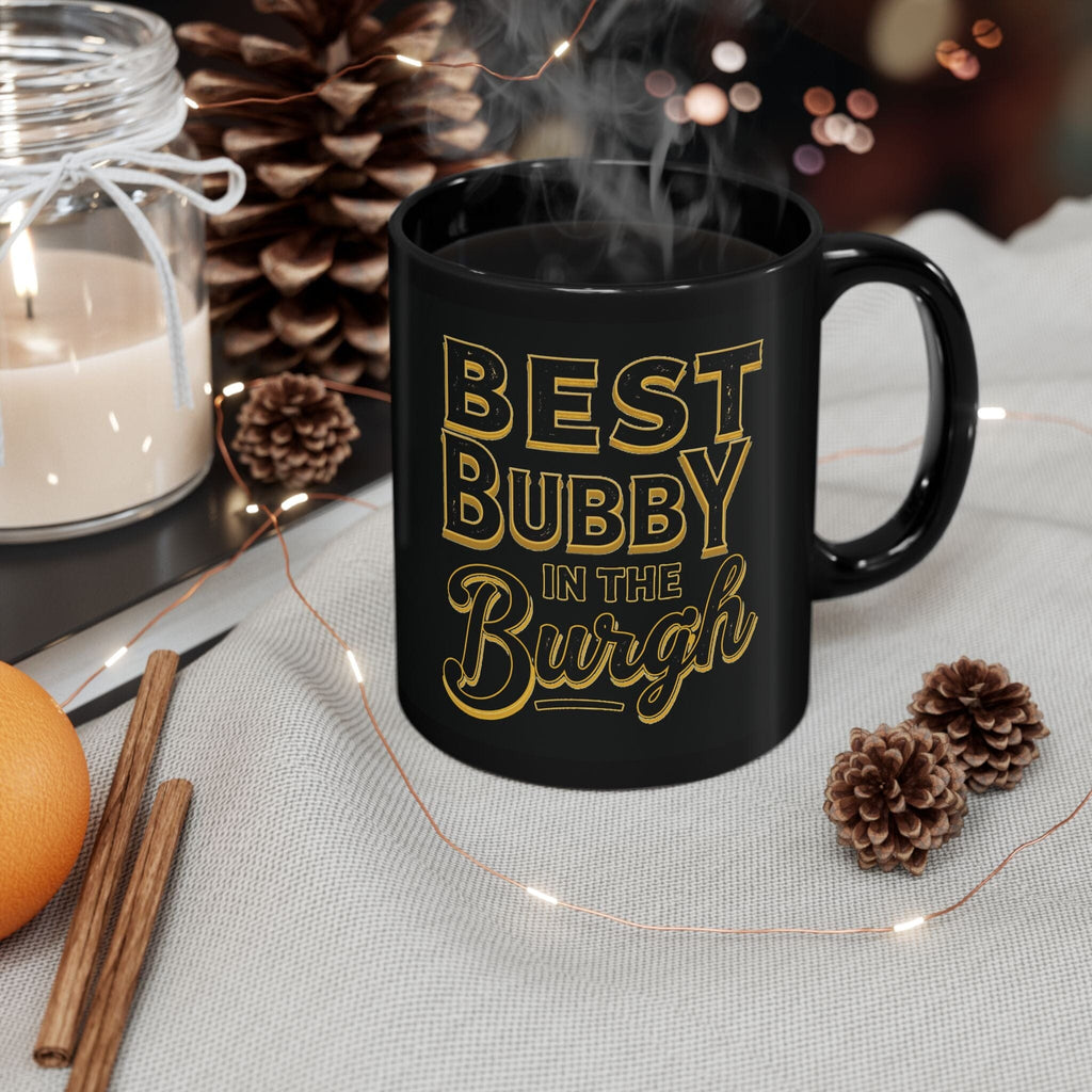 Best Bubby in the Burgh coffee mug front view alternate view 7 | Yinzergear