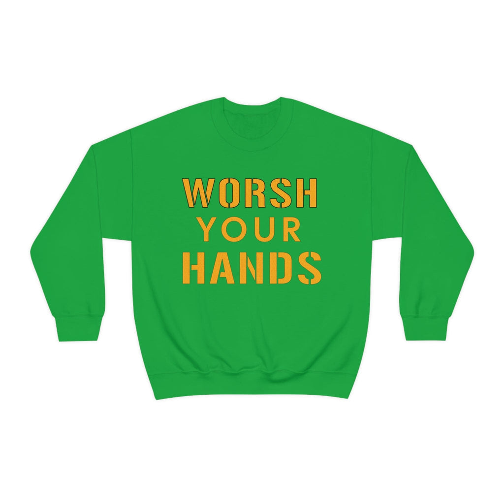 Worsh Your Hands Sweatshirt Pittsburgh sweatshirt product image alternate view 14 | Yinzergear