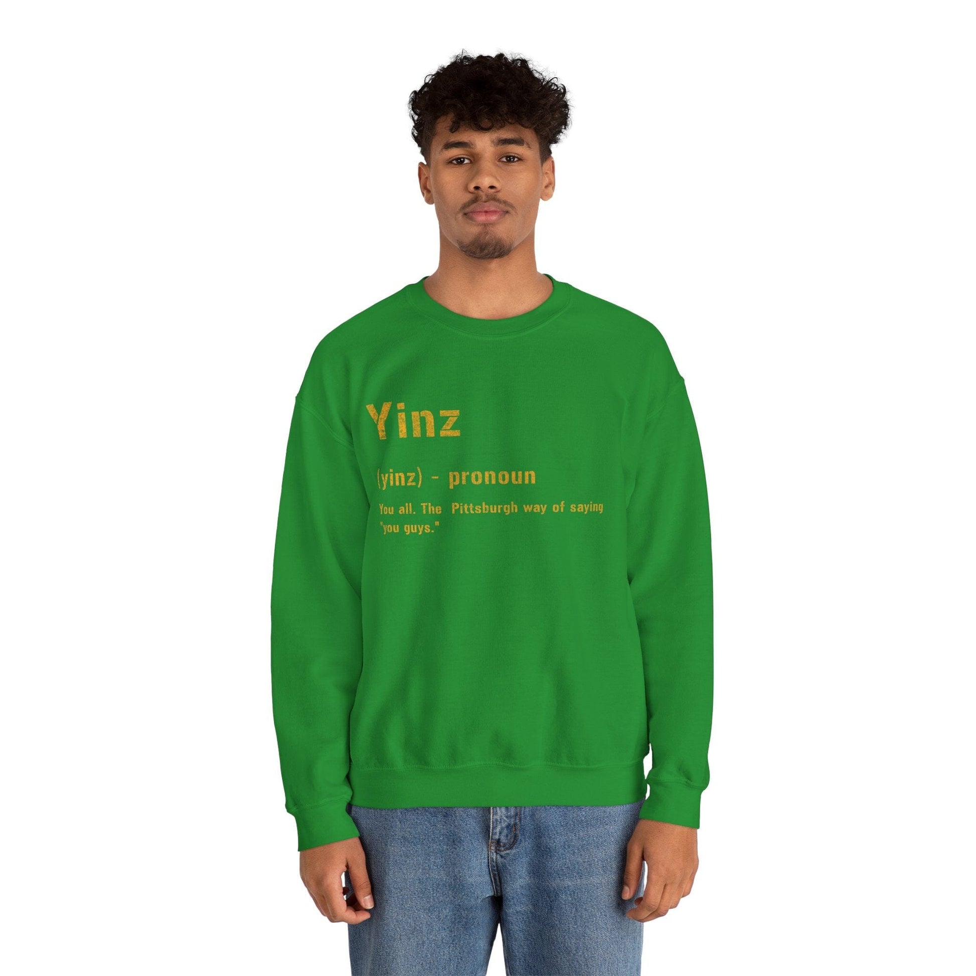 Yinz Definition Sweatshirt - Pittsburghese Sweatshirt Yinzergear 