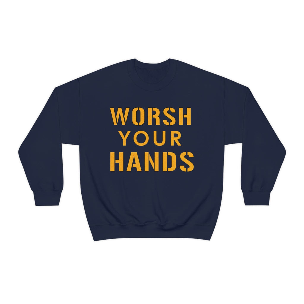 Worsh Your Hands Sweatshirt Pittsburgh sweatshirt product image alternate view 26 | Yinzergear