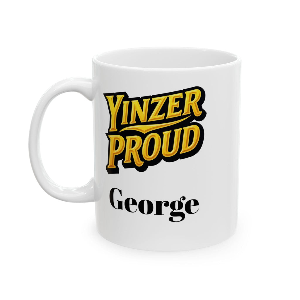 Custom Ceramic Mug Pittsburgh mug front view | Yinzergear