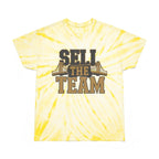 Sell The Team Pittsburgh Baseball Tie-Dye shirt on yellow tie-dye tee | Yinzergear