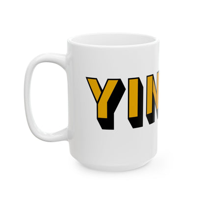 Yinzer Coffee Mug – 11oz Ceramic Mug for Pittsburgh Lovers | Microwave & Dishwasher Safe | Steel City 412 Cup Mug Printify 