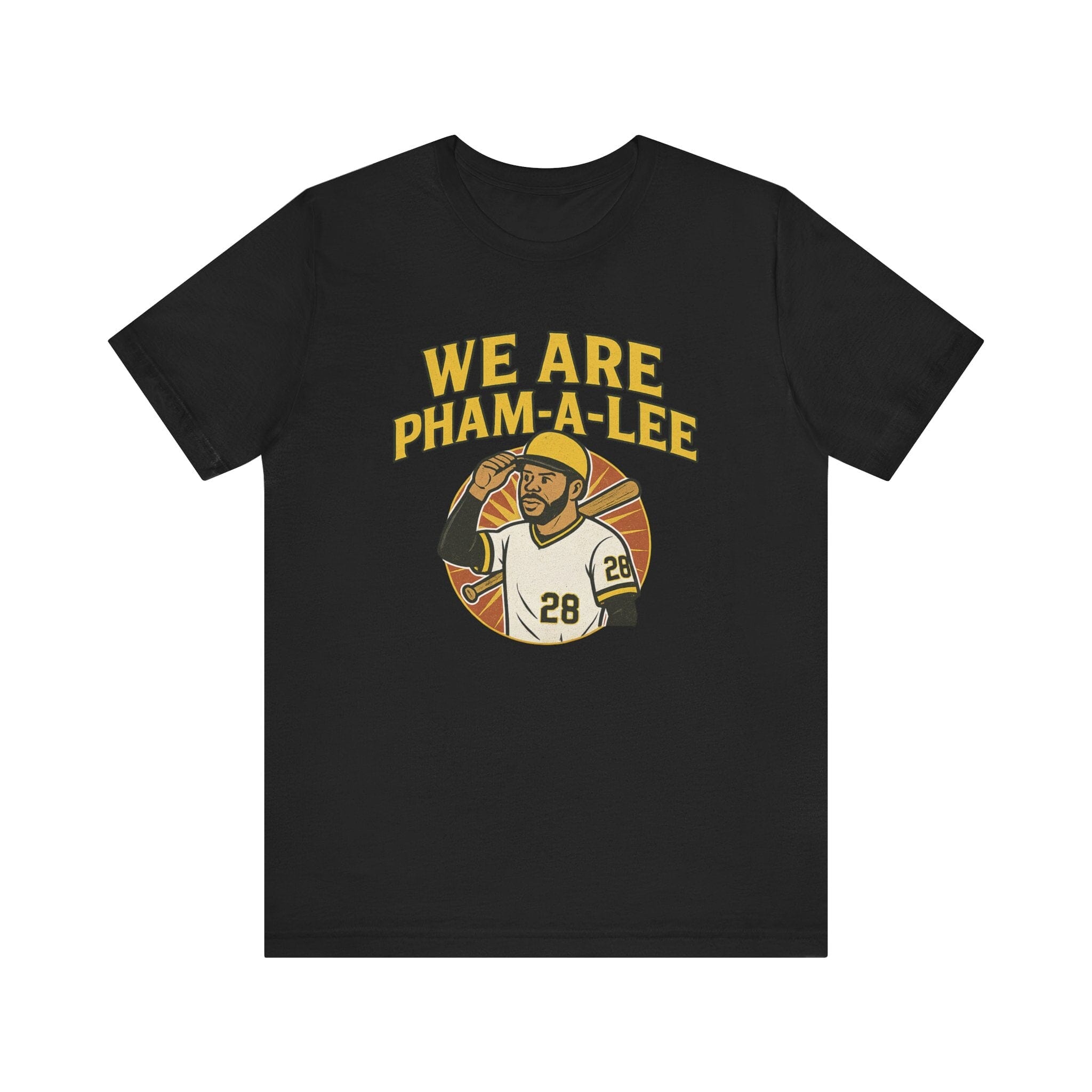 We Are Pham-a-Lee Pittsburgh Baseball T-shirt on black tee | Yinzergear