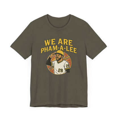 We Are Pham-a-Lee T-Shirt – Tommy Pham Baseball Fan Shirt - Pittsburgh Pirates 1979 Throwback Shirt T-Shirt Yinzergear 