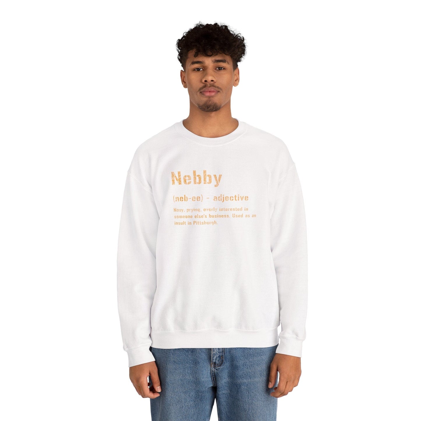 Nebby Definition Sweatshirt - Pittsburghese Sweatshirt Yinzergear 