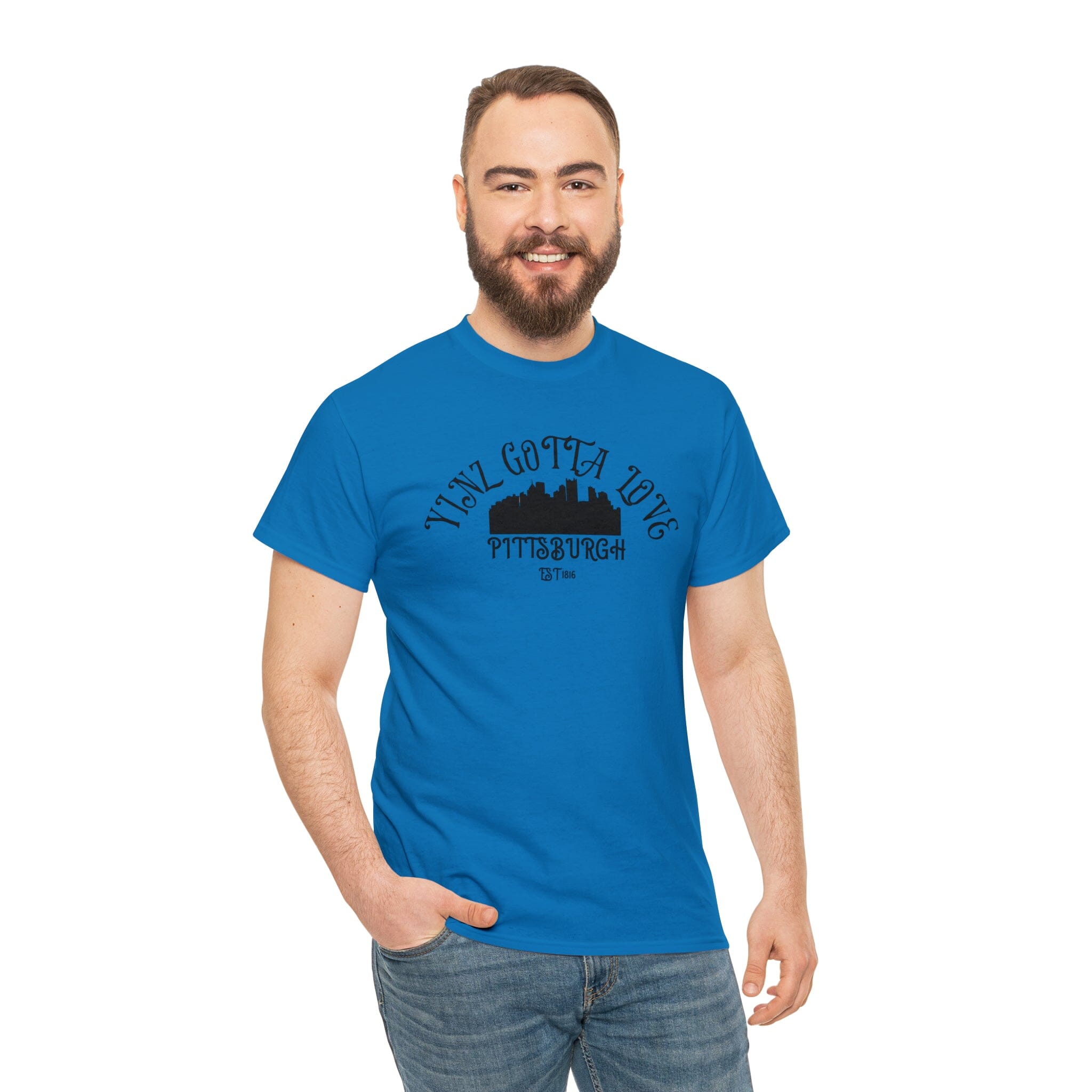 Yinz Gotta Love Pittsburgh T-Shirt T-Shirt Printify 