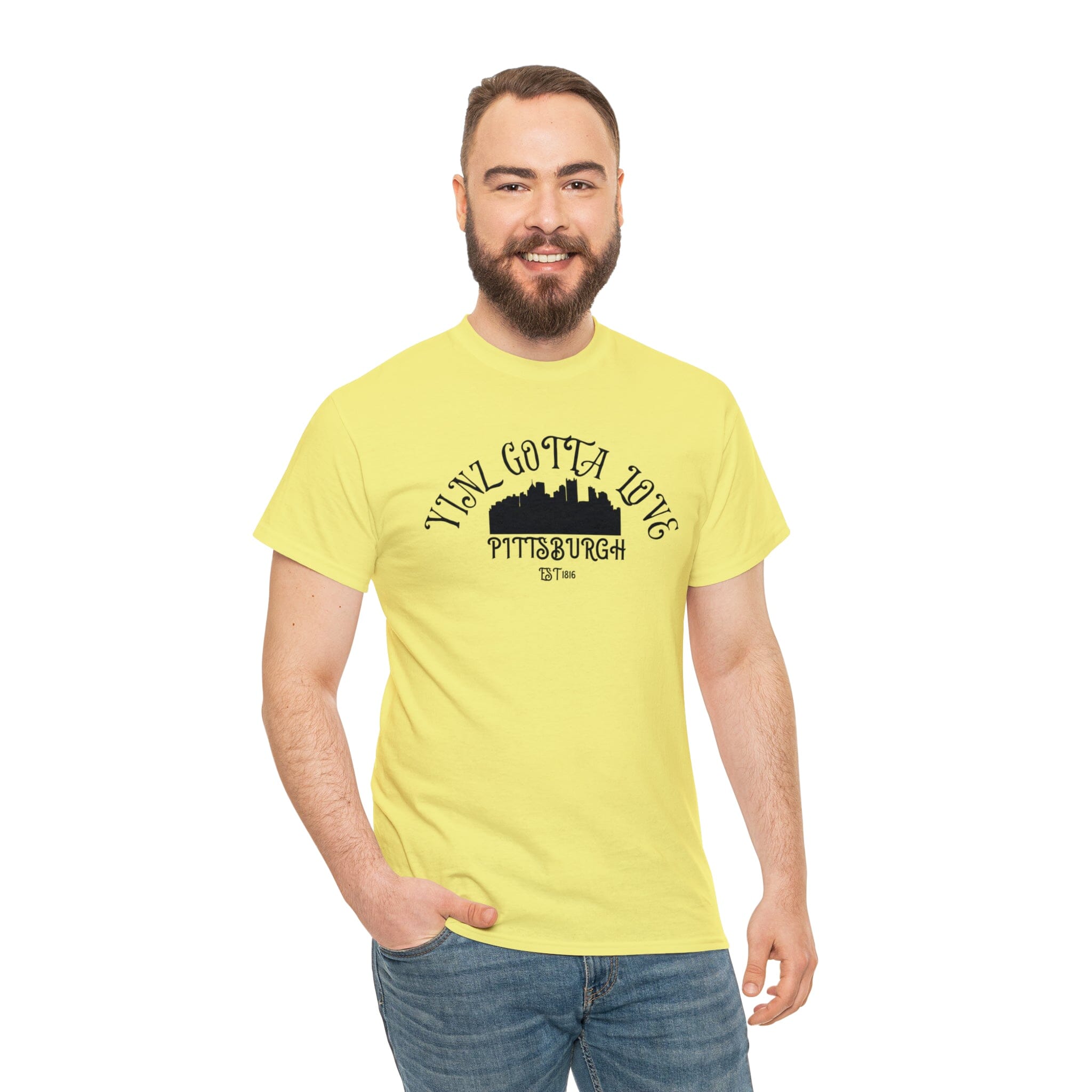 Yinz Gotta Love Pittsburgh T-Shirt T-Shirt Printify 