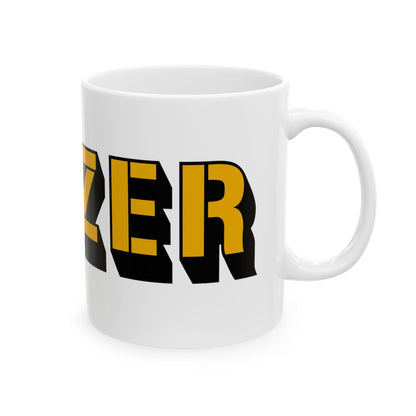 Yinzer Coffee Mug – 11oz Ceramic Mug for Pittsburgh Lovers | Microwave & Dishwasher Safe | Steel City 412 Cup Mug Printify 