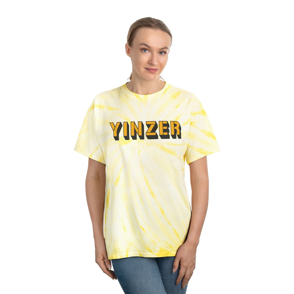Yinzer Tie-Dye Pittsburgh T-Shirt product image alternate view 6 | Yinzergear