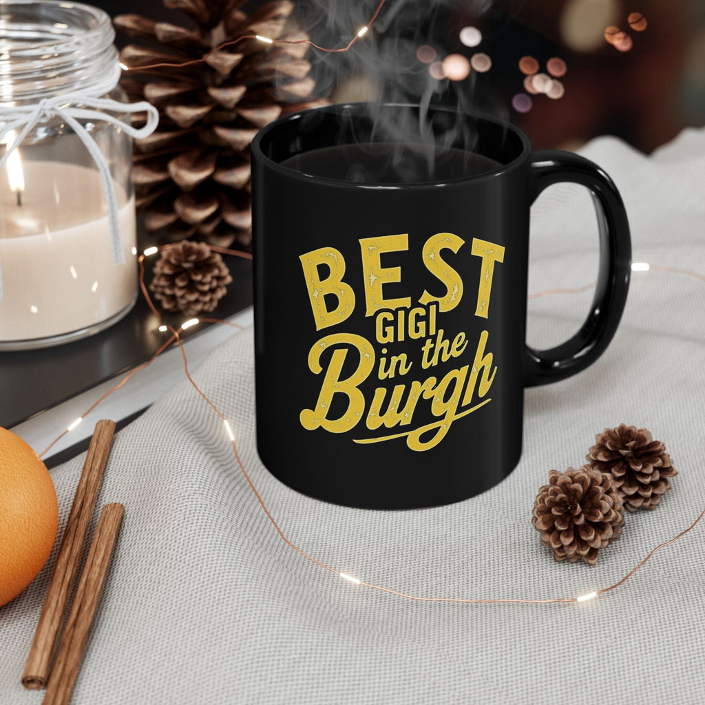 Gigi Pittsburgh coffee mug front view alternate view 8 | Yinzergear