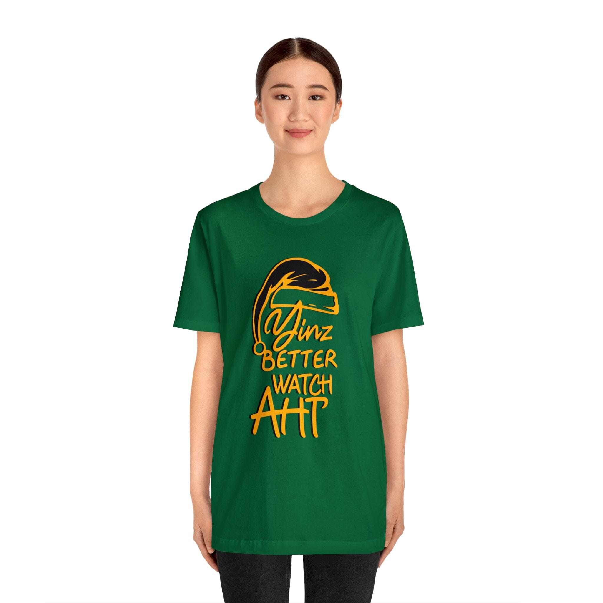Yinz Better Watch Aht Christmas T-Shirt Pittsburgh tee product image alternate view 10 | Yinzergear