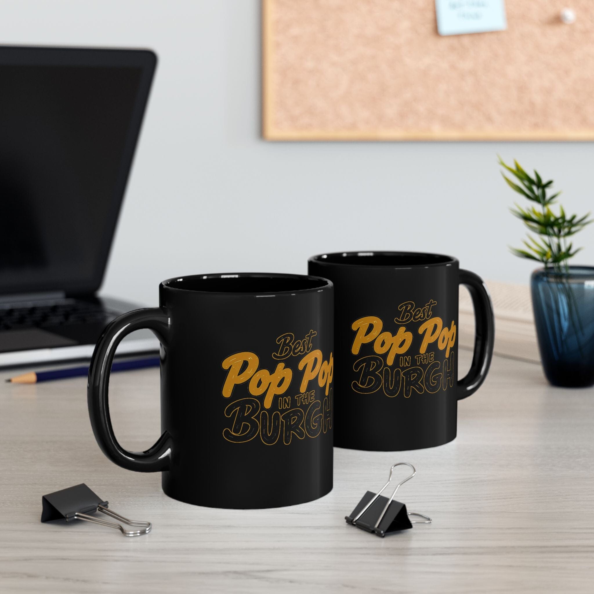 Pop Pop Pittsburgh coffee mug front view alternate view 8 | Yinzergear