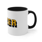 Yinzer 3D Text Coffee Mug Pittsburgh mug front view mockup view | Yinzergear