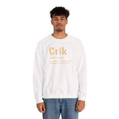 Crik Definition Sweatshirt - Pittsburghese Crewneck Sweatshirt Yinzergear 