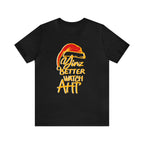 Yinz Better Watch Aht Christmas T-Shirt Pittsburgh tee on black tee | Yinzergear