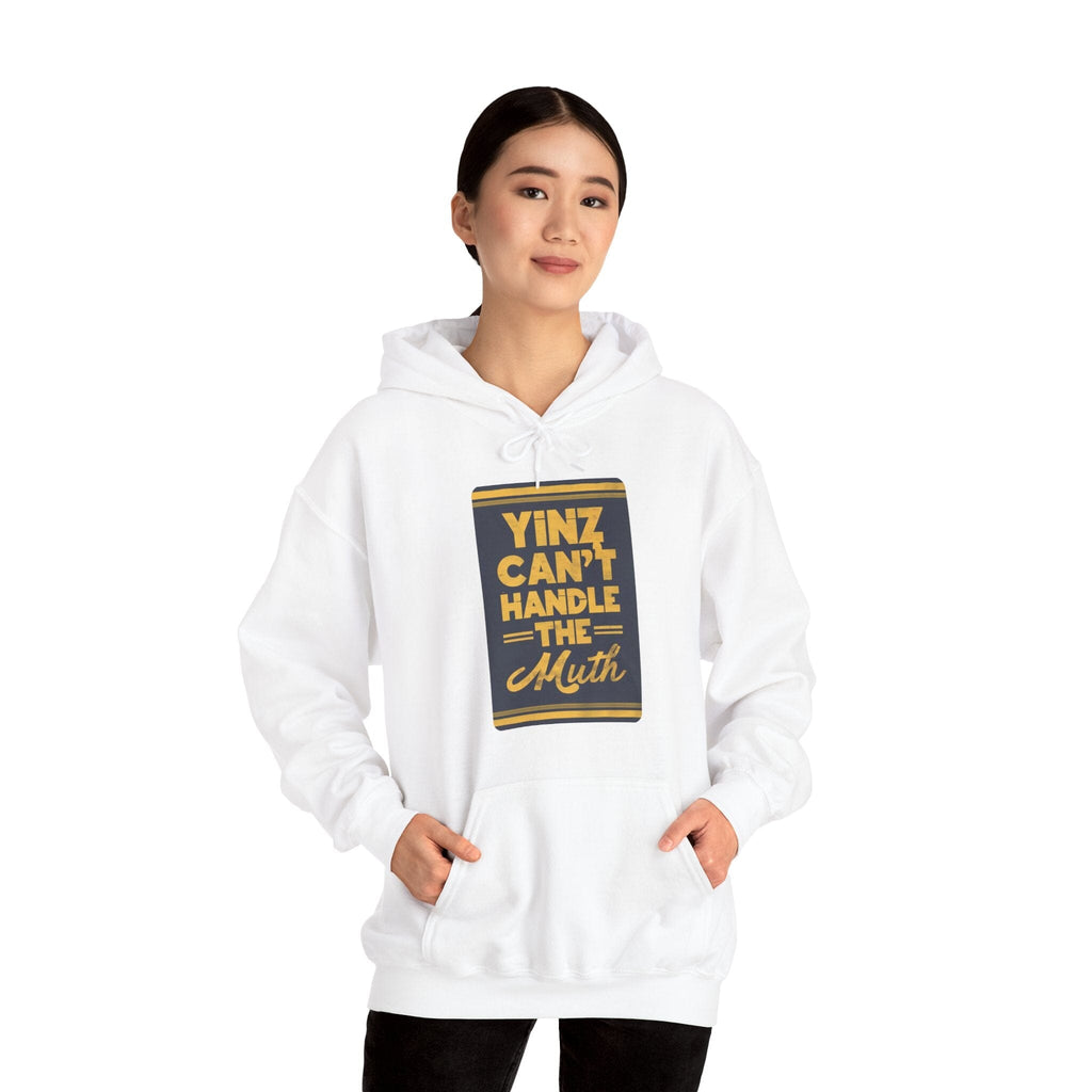 Yinz Can't Handle the Muth Pittsburgh Football Hoodie product image alternate view 4 | Yinzergear