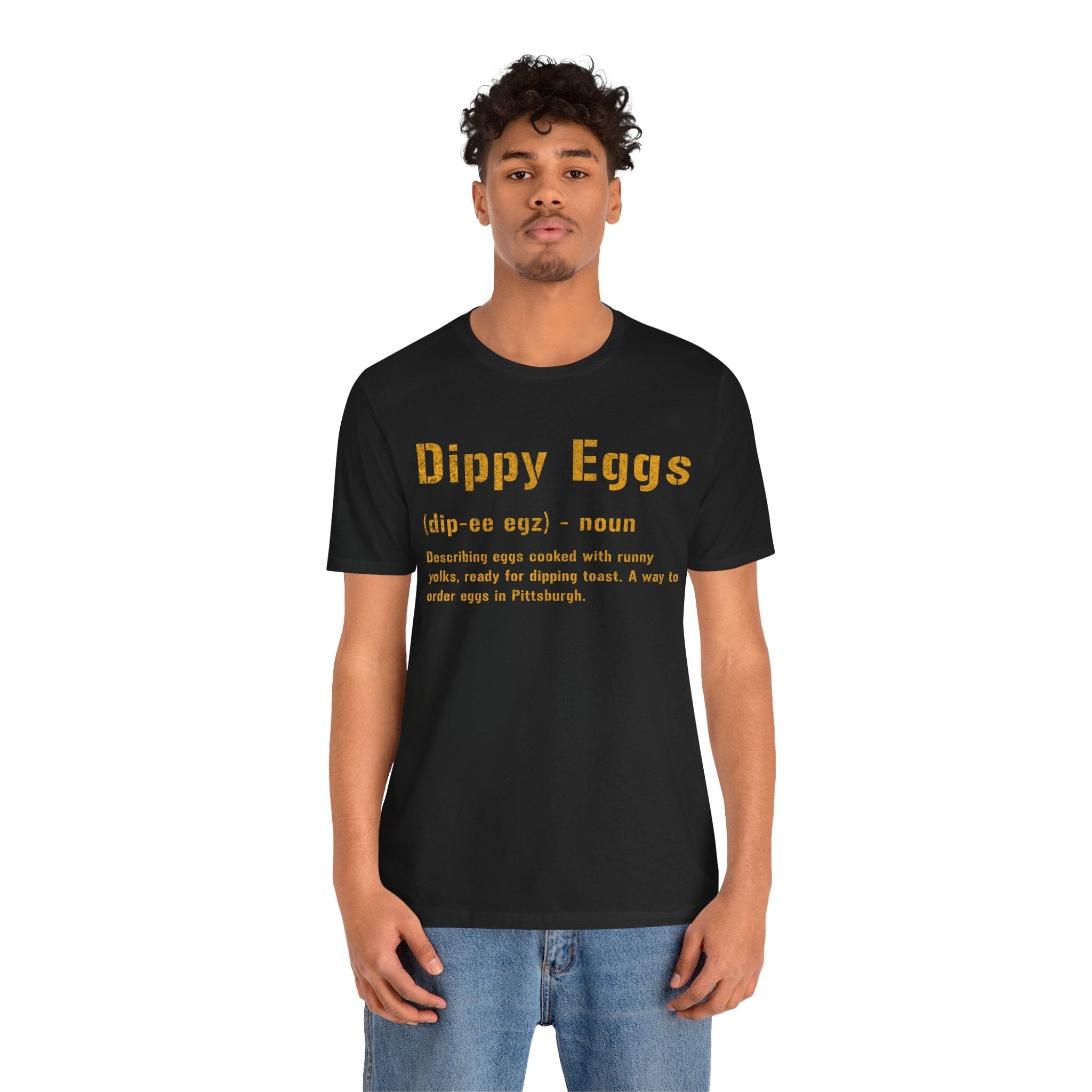 Dippy Eggs Pittsburghese definition tee product image | Yinzergear